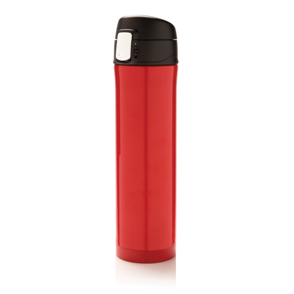Easy Lock Vakuum-Flasche aus RCS recyceltem Stahl – rot