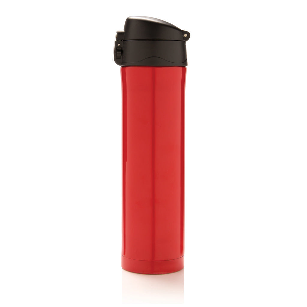 Easy Lock Vakuum-Flasche aus RCS recyceltem Stahl – rot
