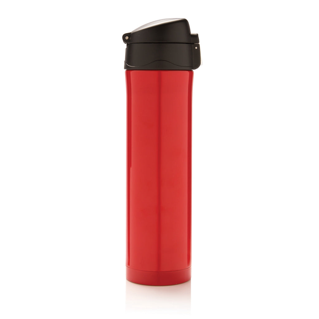 Easy Lock Vakuum-Flasche aus RCS recyceltem Stahl – rot