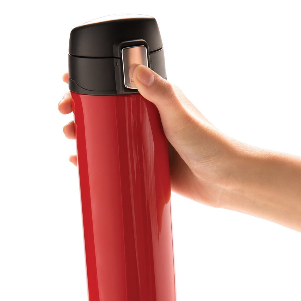 Easy Lock Vakuum-Flasche aus RCS recyceltem Stahl – rot