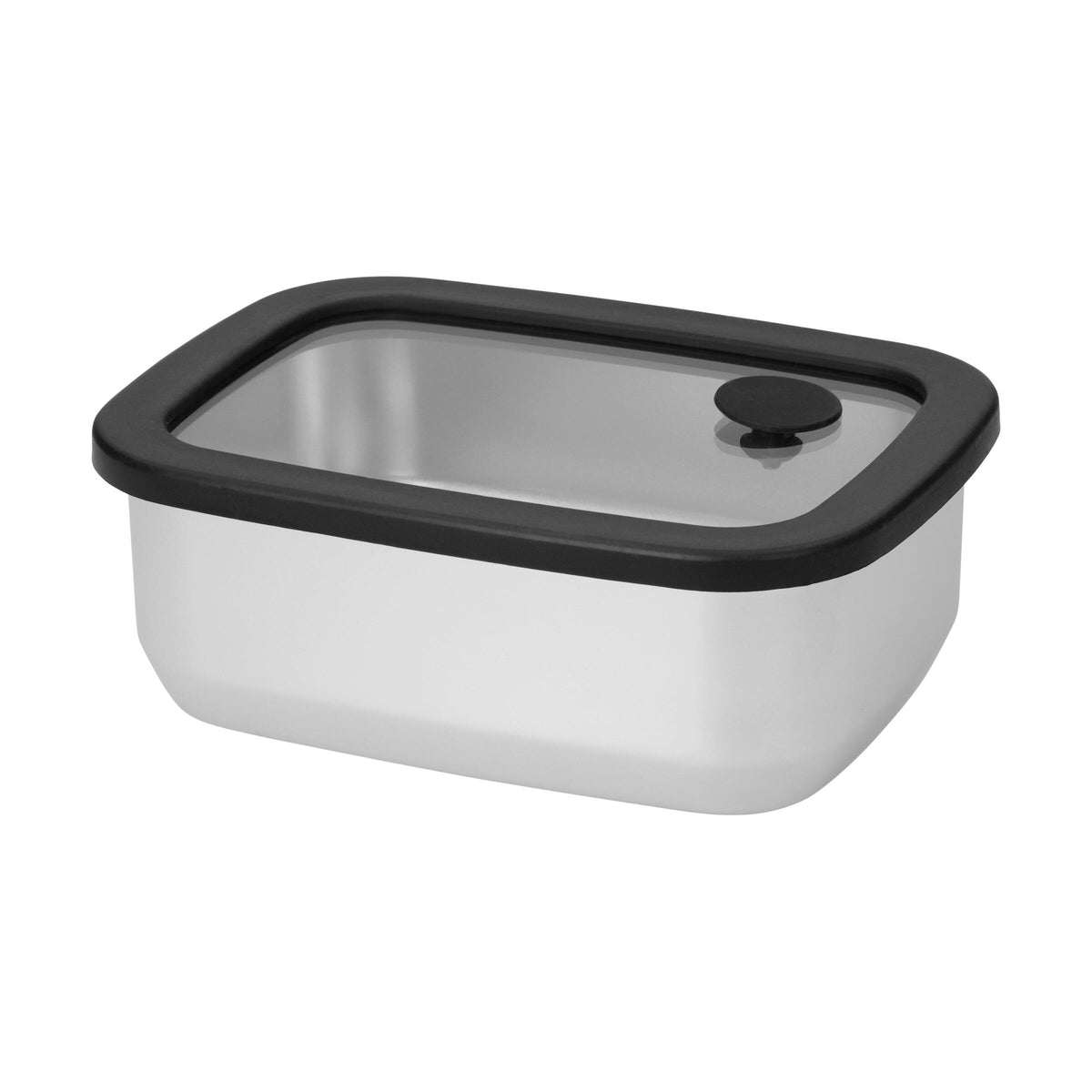 Edelstahl-Lunchbox mit Glasdeckel „RILO“, 550 ml