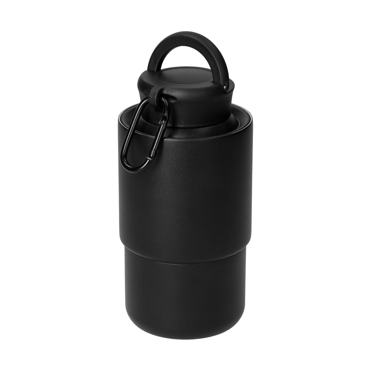 Edelstahlbecher mit Karabiner „Trail“