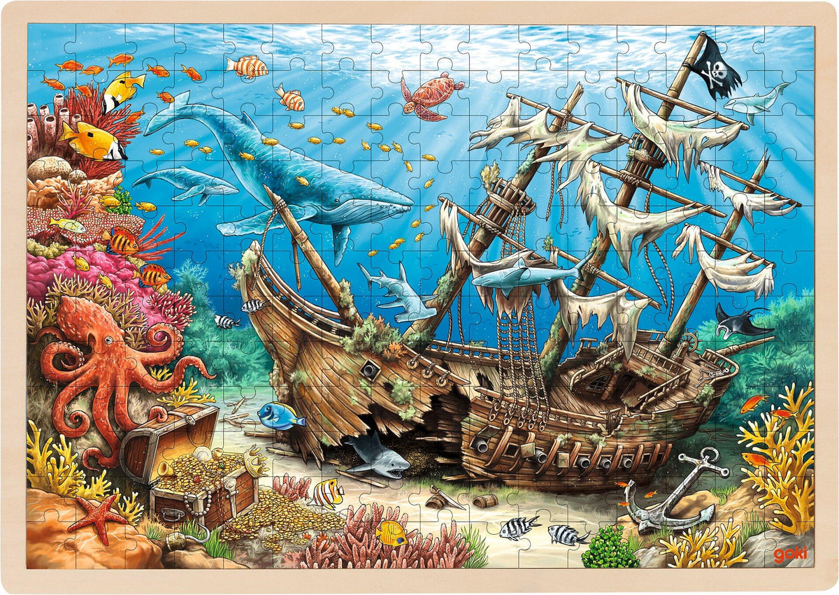 Einlegepuzzle Versunkenes Schiff Santa Elena mit 192 Teilen – Ansicht