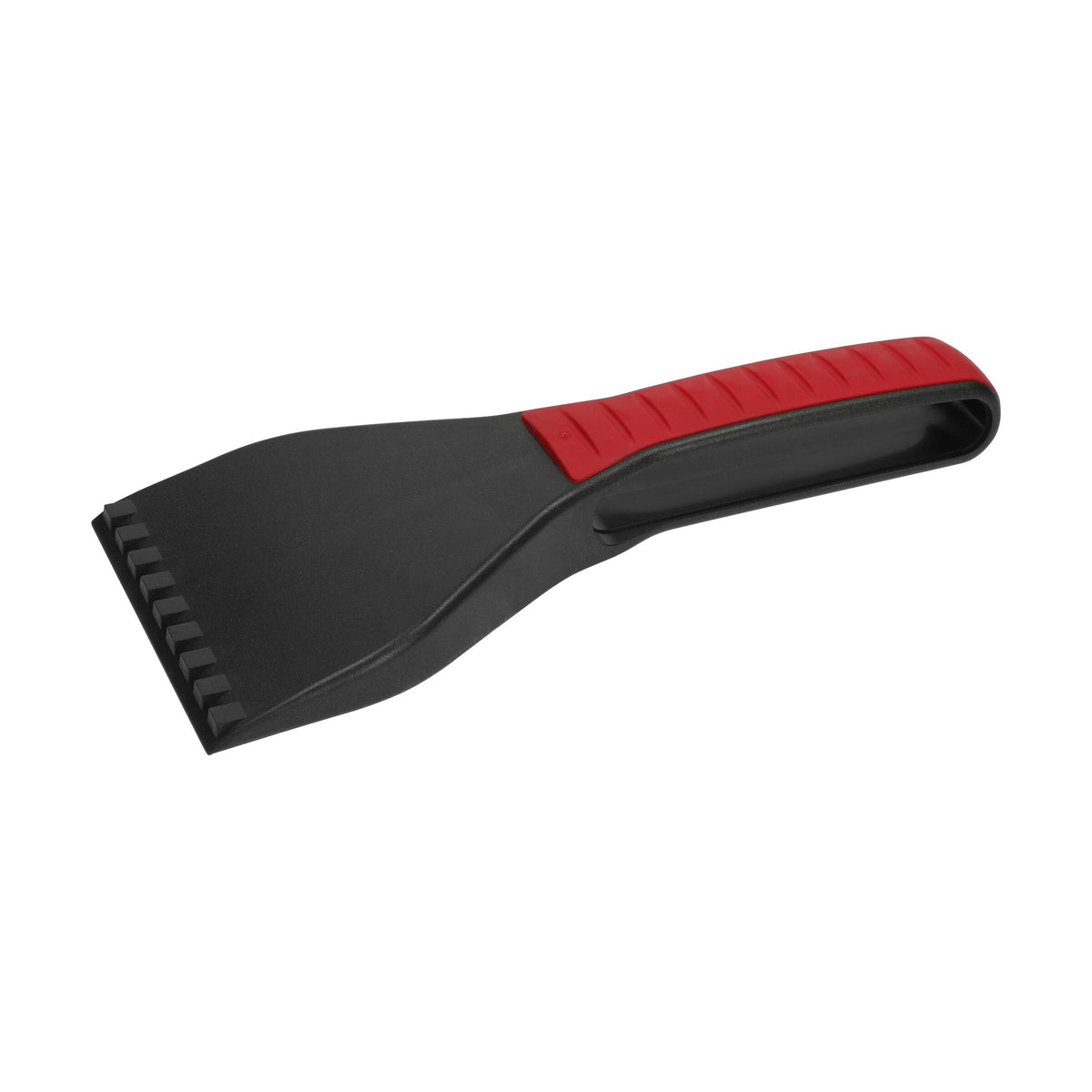 Eiskratzer „TopGrip, Clean Vision“ – Perlgrau / Rot
