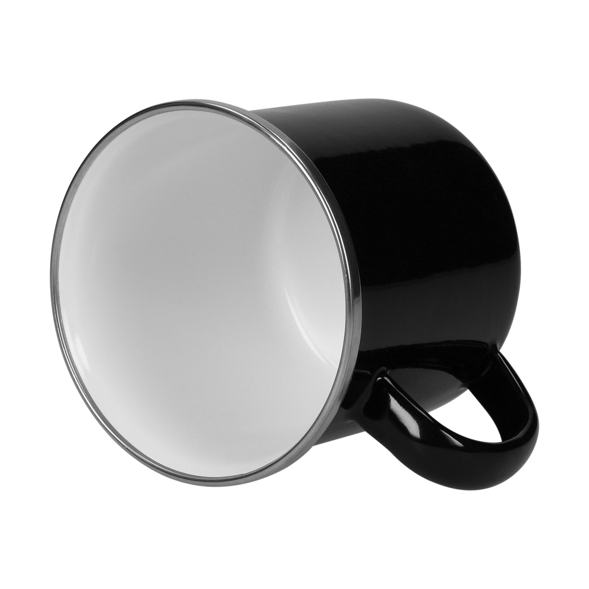 Emaille-Becher „Cozy“, 300 ml, schwarz