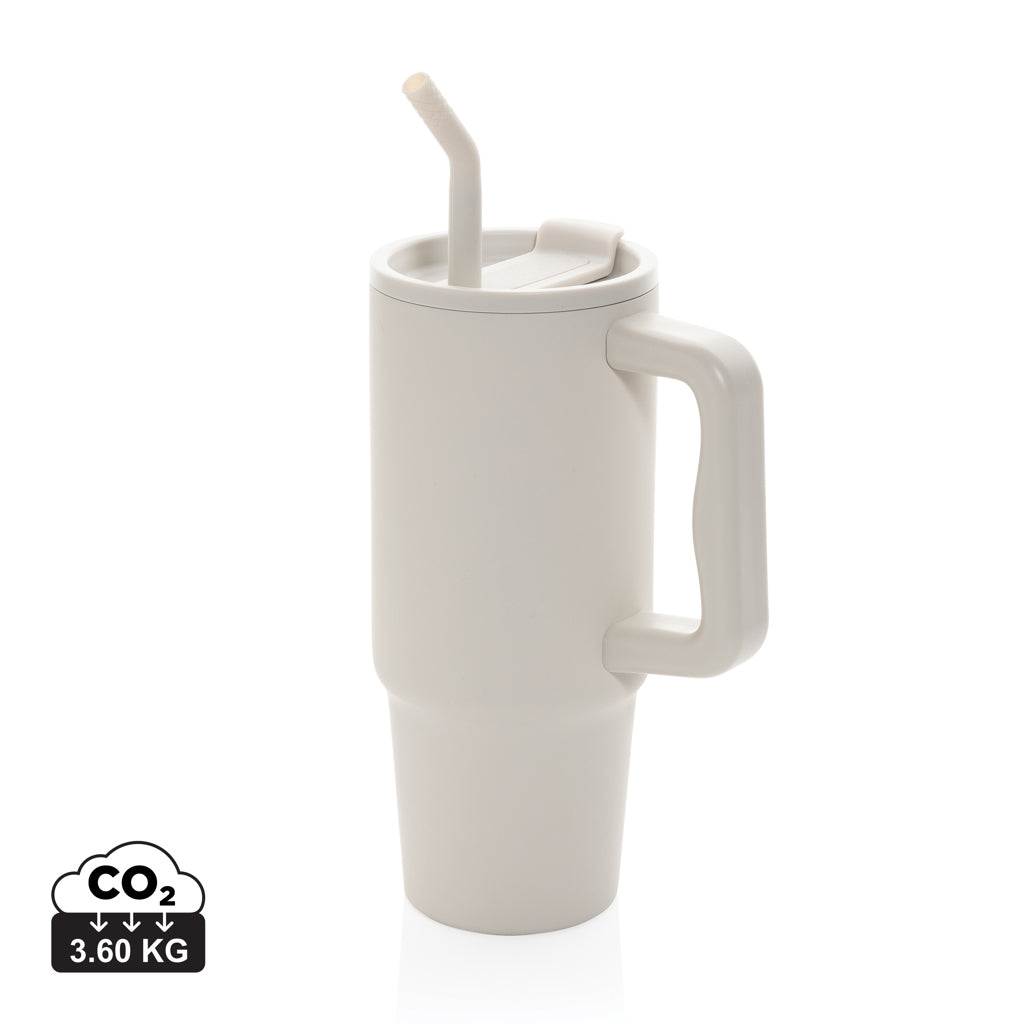 Embrace Deluxe Becher aus RCS recyceltem Edelstahl 900ml – beige