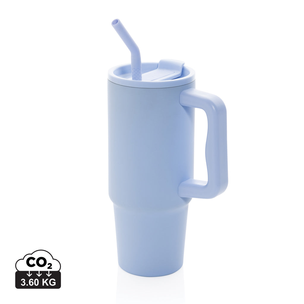 Embrace Deluxe Becher aus RCS recyceltem Edelstahl 900ml – hellblau