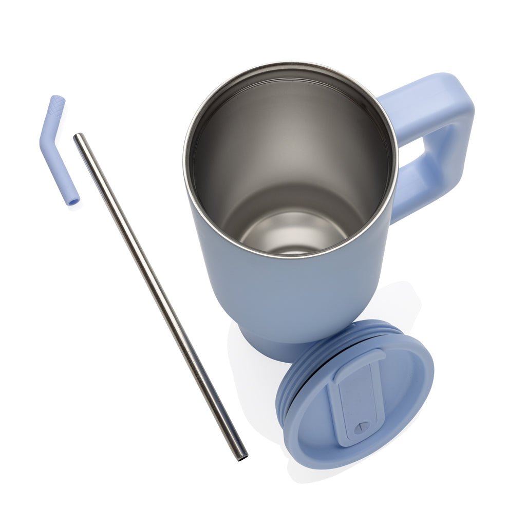 Embrace Deluxe Becher aus RCS recyceltem Edelstahl 900ml – hellblau