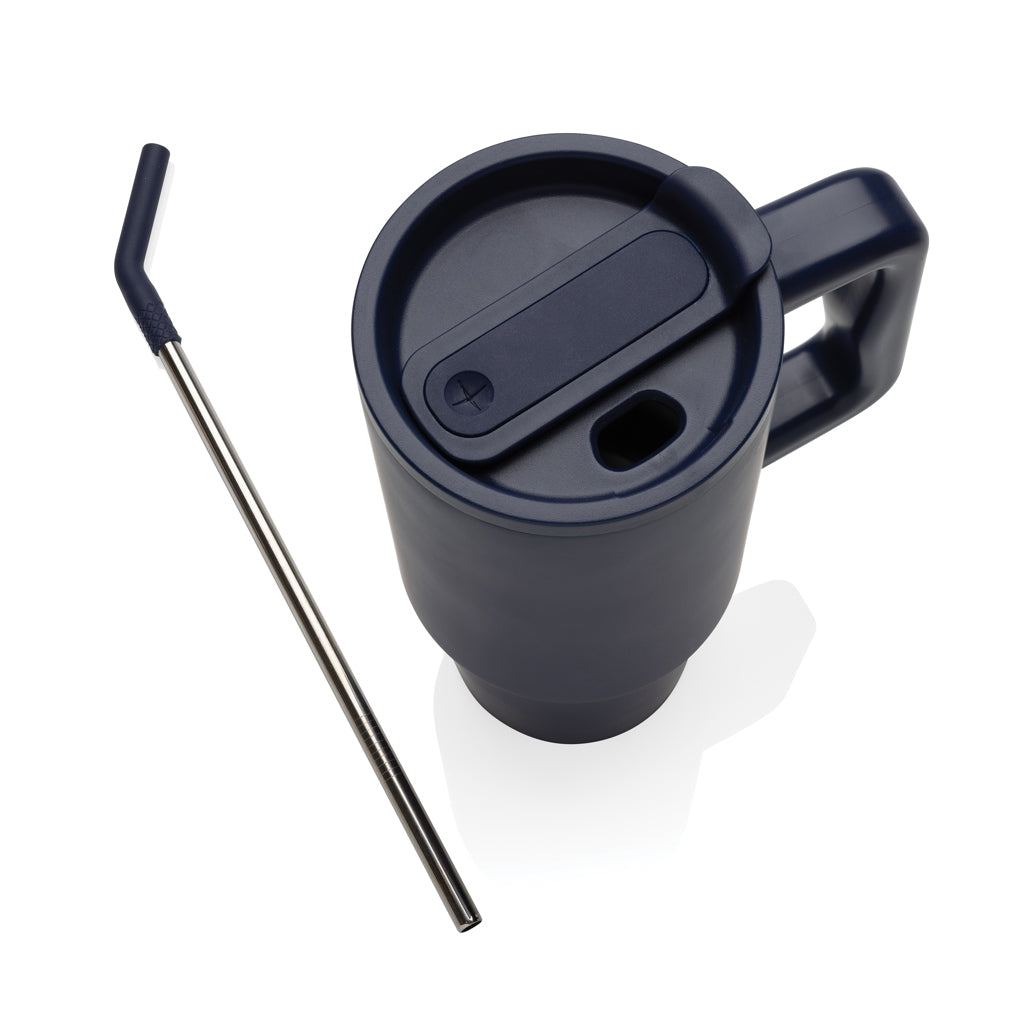 Embrace Deluxe Becher aus RCS recyceltem Edelstahl 900ml – navy blau