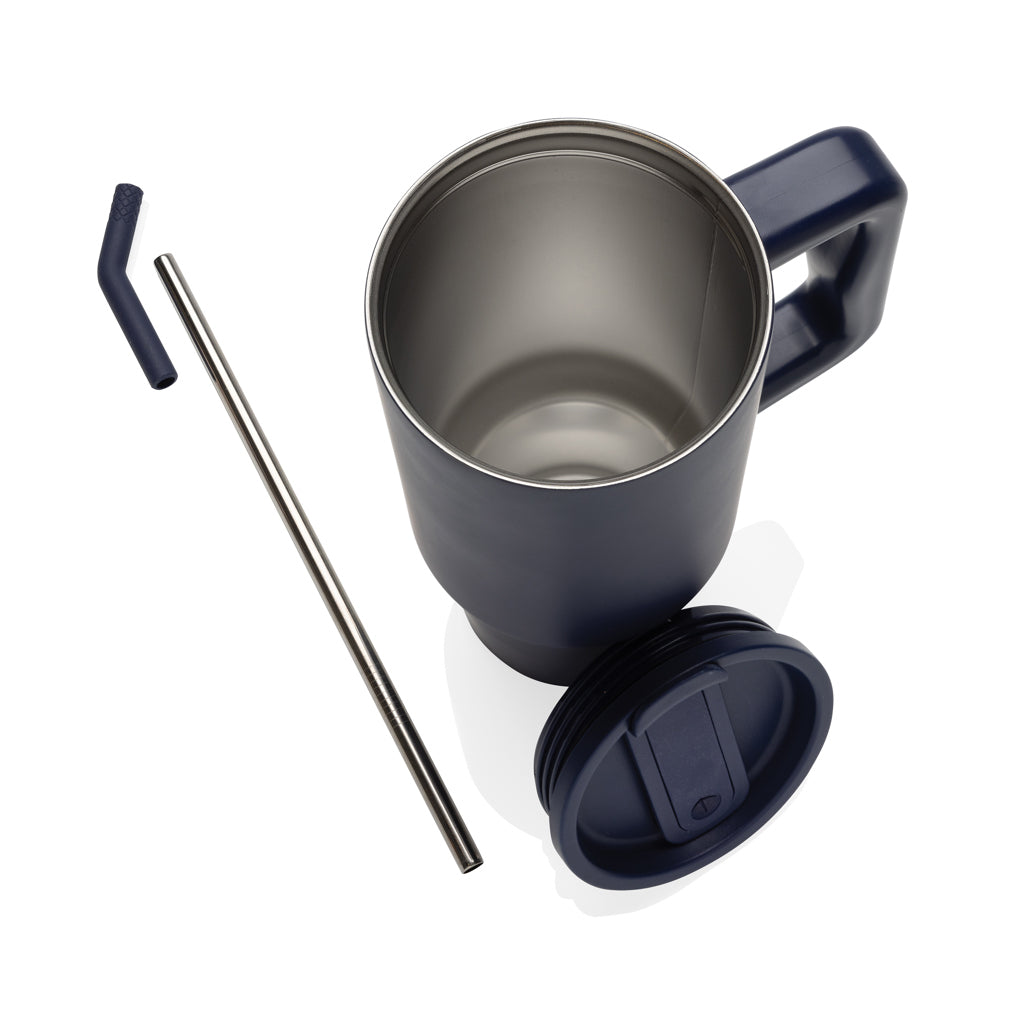 Embrace Deluxe Becher aus RCS recyceltem Edelstahl 900ml – navy blau
