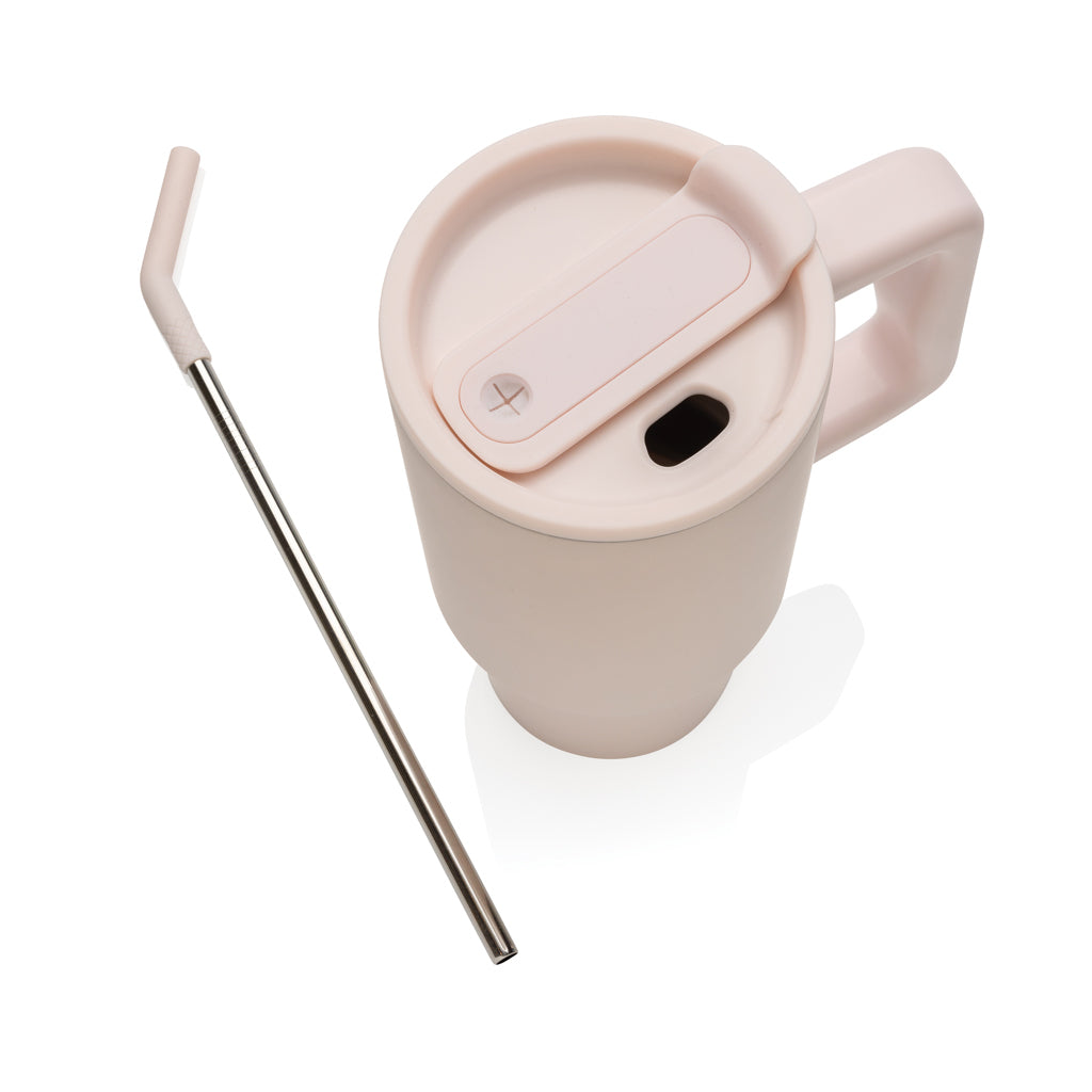 Embrace Deluxe Becher aus RCS recyceltem Edelstahl 900ml – rosa