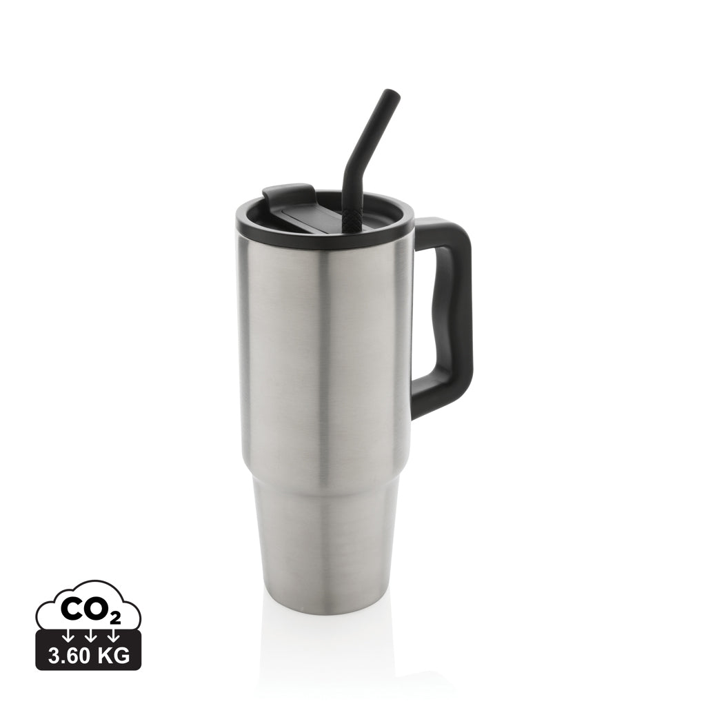 Embrace Deluxe Becher aus RCS recyceltem Edelstahl 900ml – silber
