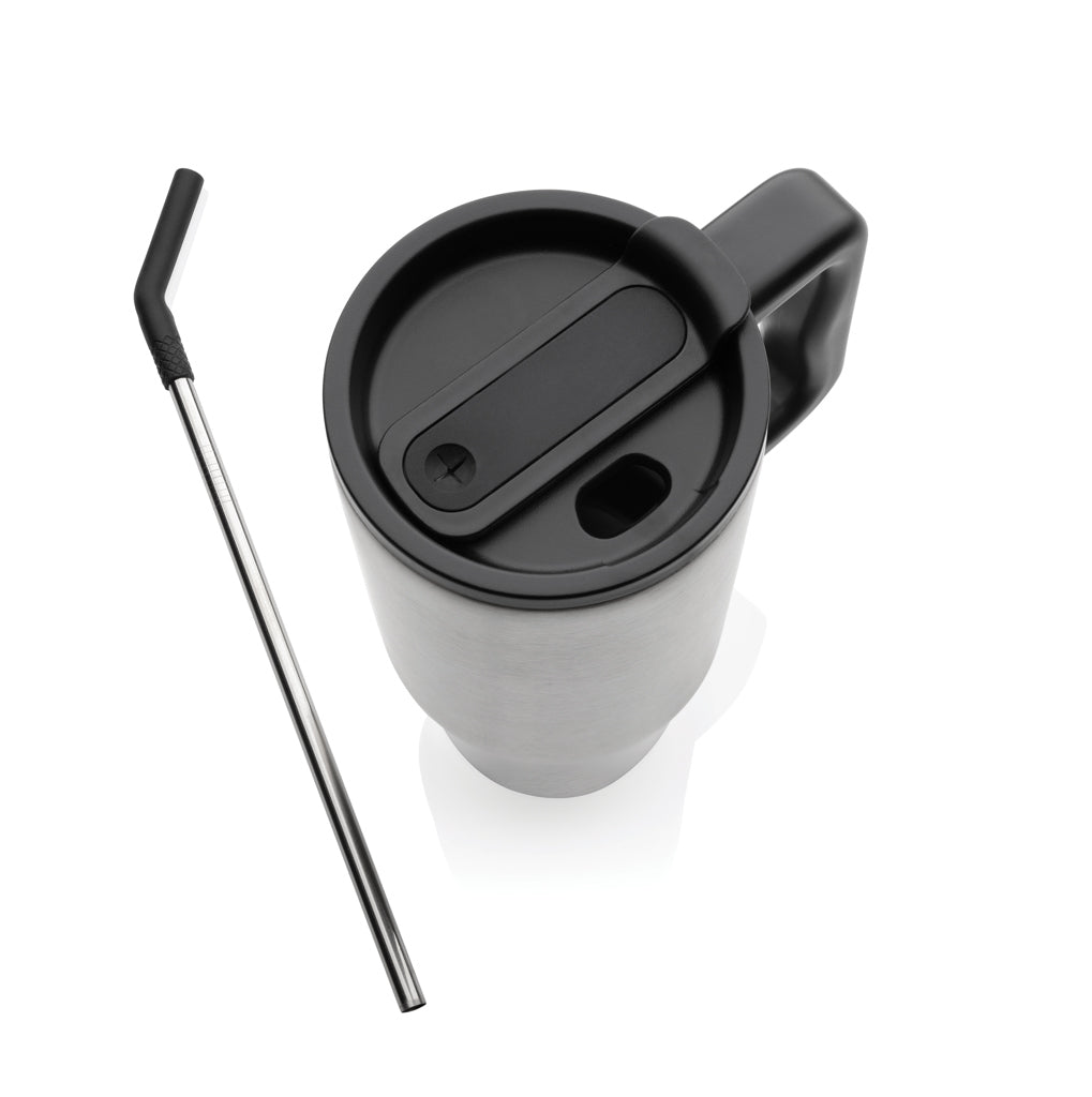 Embrace Deluxe Becher aus RCS recyceltem Edelstahl 900ml – silber
