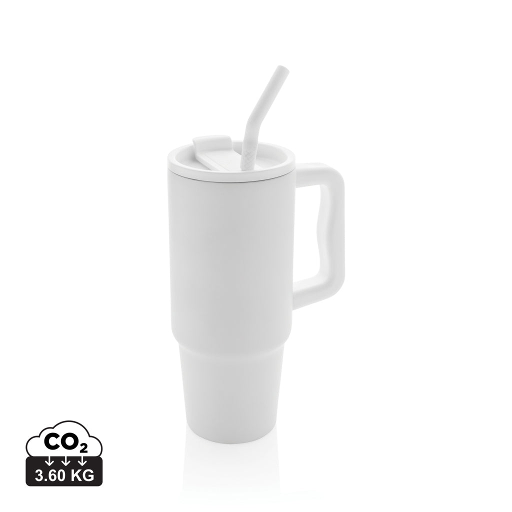 Embrace Deluxe Becher aus RCS recyceltem Edelstahl 900ml – weiß