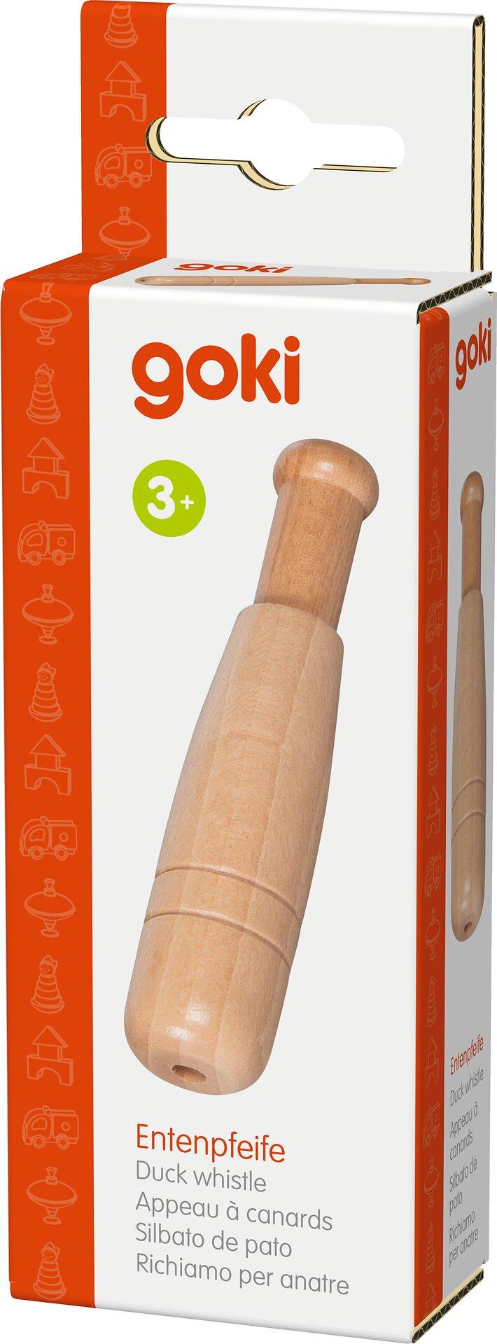 Entenpfeife von goki im 6er Set – Detailansicht