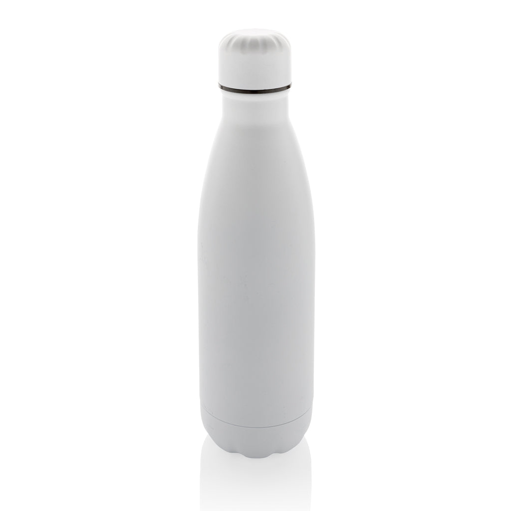 Eureka einwandige Wasserflasche aus RCS rec. Stainless-Steel – weiß