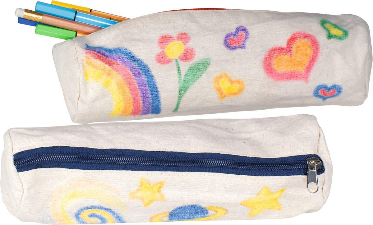 Federtasche aus Canvas zum Anmalen von goki – Ansicht