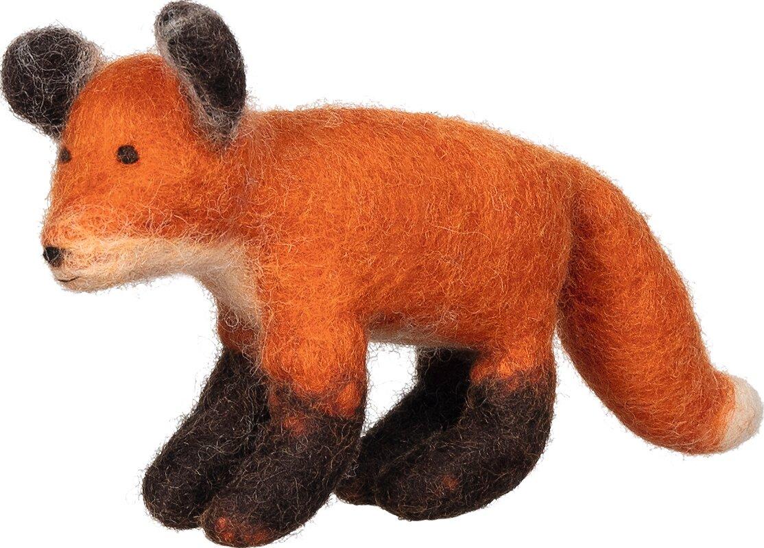 Filztier Fuchs Fino aus Wollfilz von goki