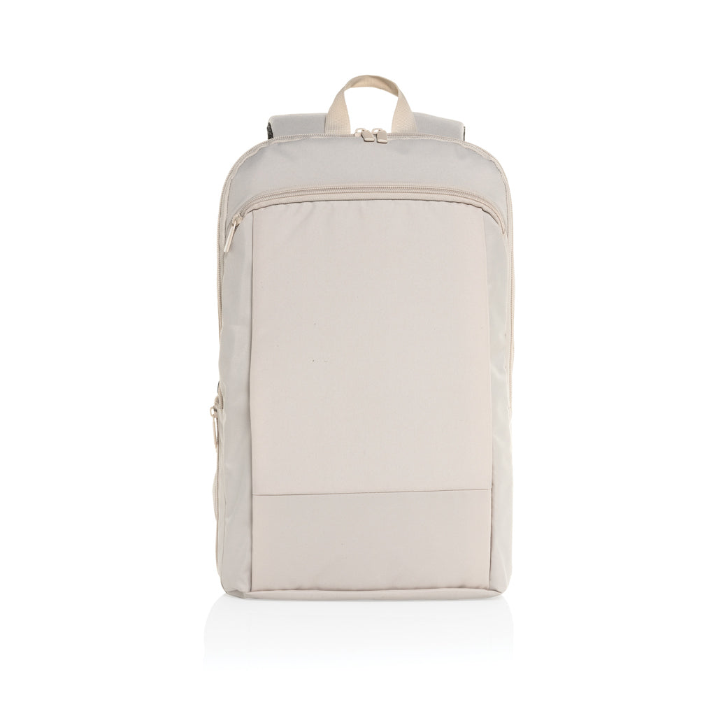 Flexpack Aware™ Expandable Slim RPET 15,6" Laptop-Rucksack – beige