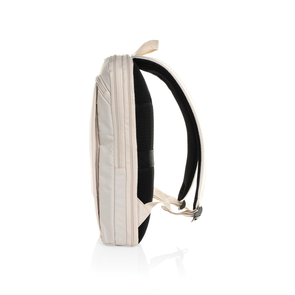 Flexpack Aware™ Expandable Slim RPET 15,6" Laptop-Rucksack – beige