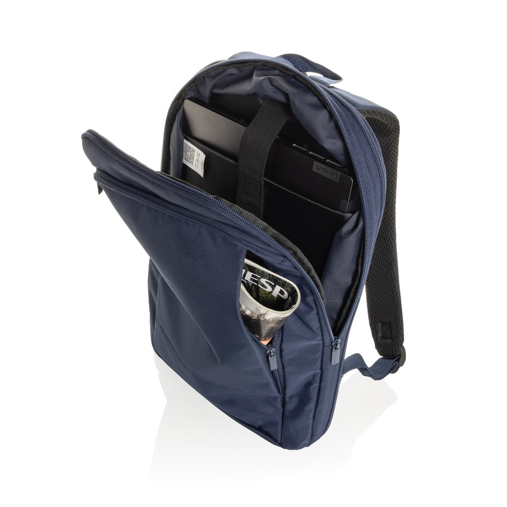 Flexpack Aware™ Expandable Slim RPET 15,6" Laptop-Rucksack – navy blau