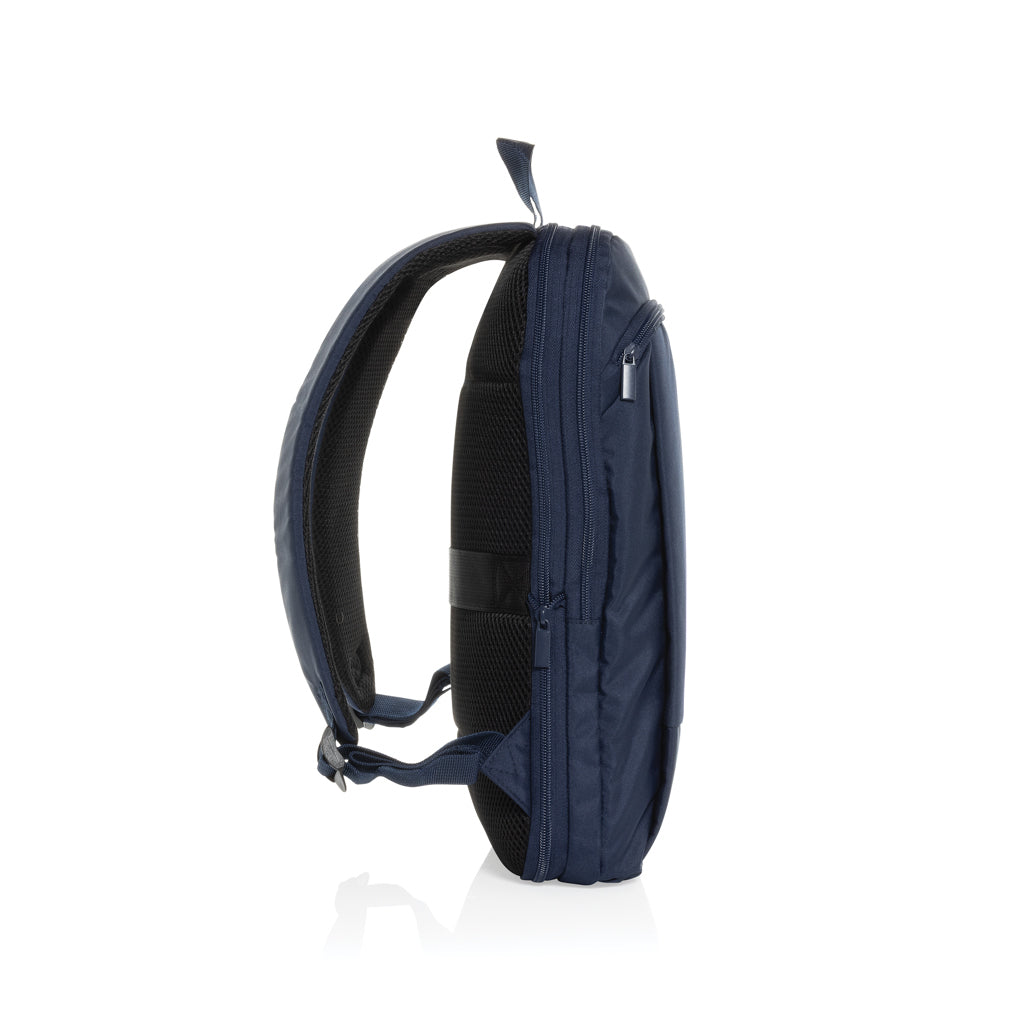 Flexpack Aware™ Expandable Slim RPET 15,6" Laptop-Rucksack – navy blau