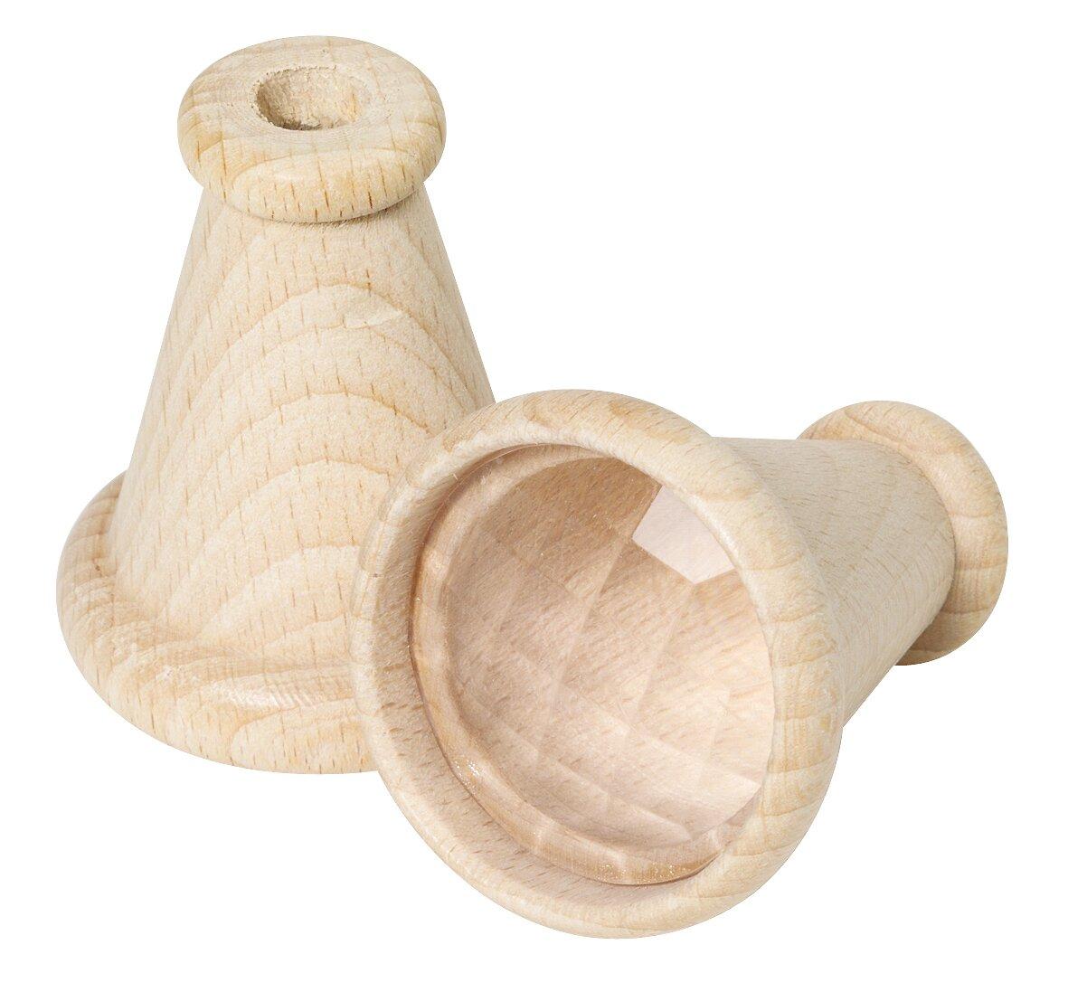 Fliegenauge mit Facettenlinse aus Buchenholz von goki