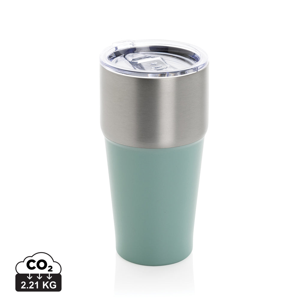 Fluid Becher aus RCS-zertifiziert recyceltem Stahl, 500ml – grün