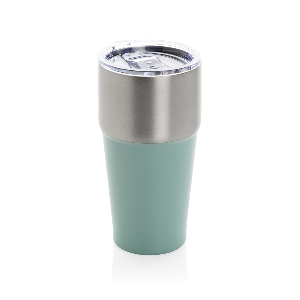 Fluid Becher aus RCS-zertifiziert recyceltem Stahl, 500ml – grün