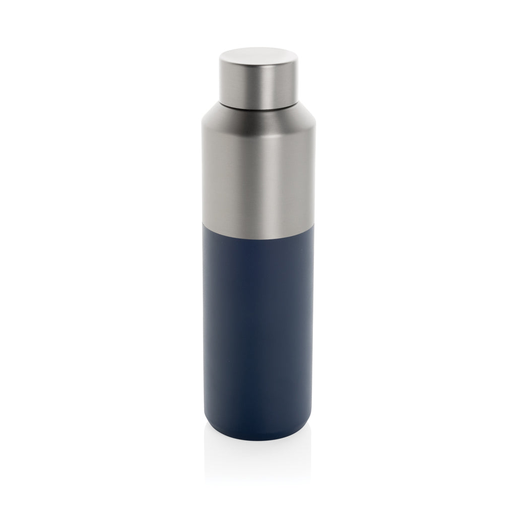 Fluid Flasche aus RCS-zertifiziert recyceltem Stahl, 600ml – navy blau