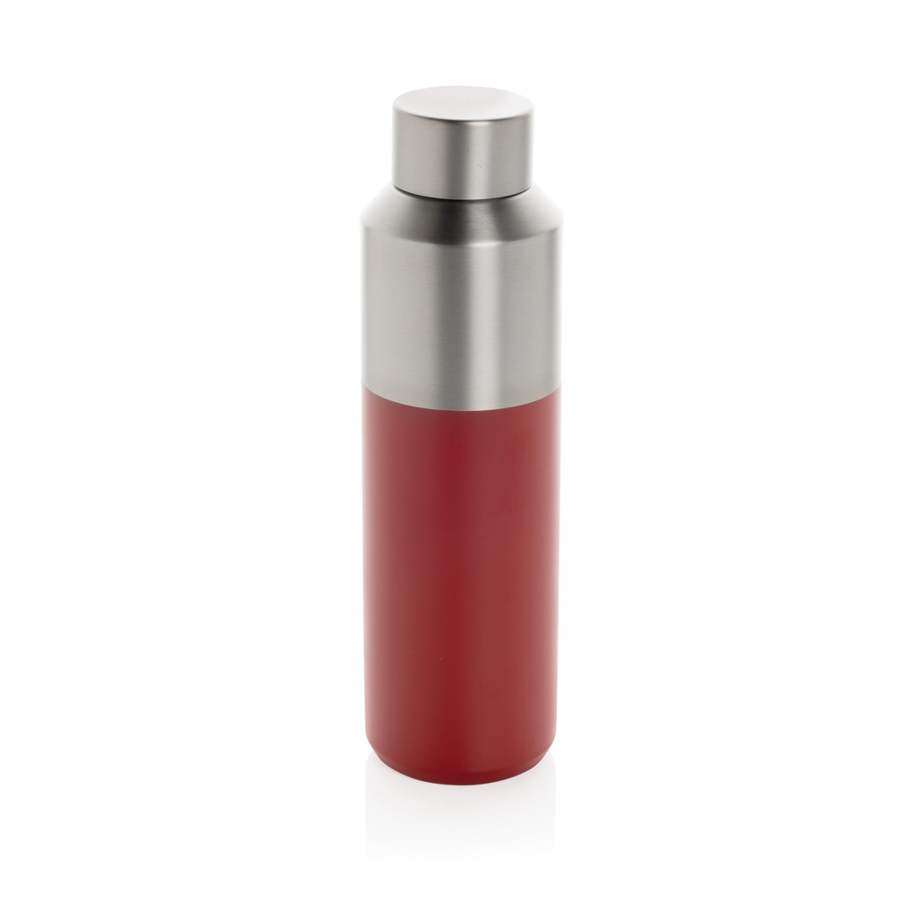 Fluid Flasche aus RCS-zertifiziert recyceltem Stahl, 600ml – rot
