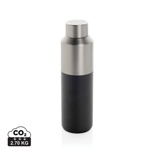 Fluid Flasche aus RCS-zertifiziert recyceltem Stahl, 600ml als Mitarbeitergeschenk mit Logo
