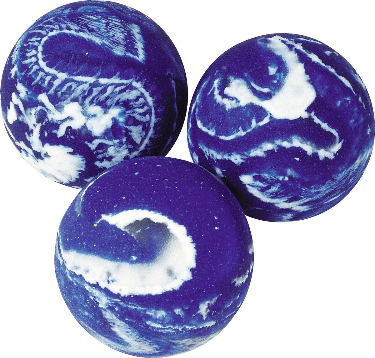 Flummy Space in Blau Weiß mit Leuchteffekt von goki – Ansicht