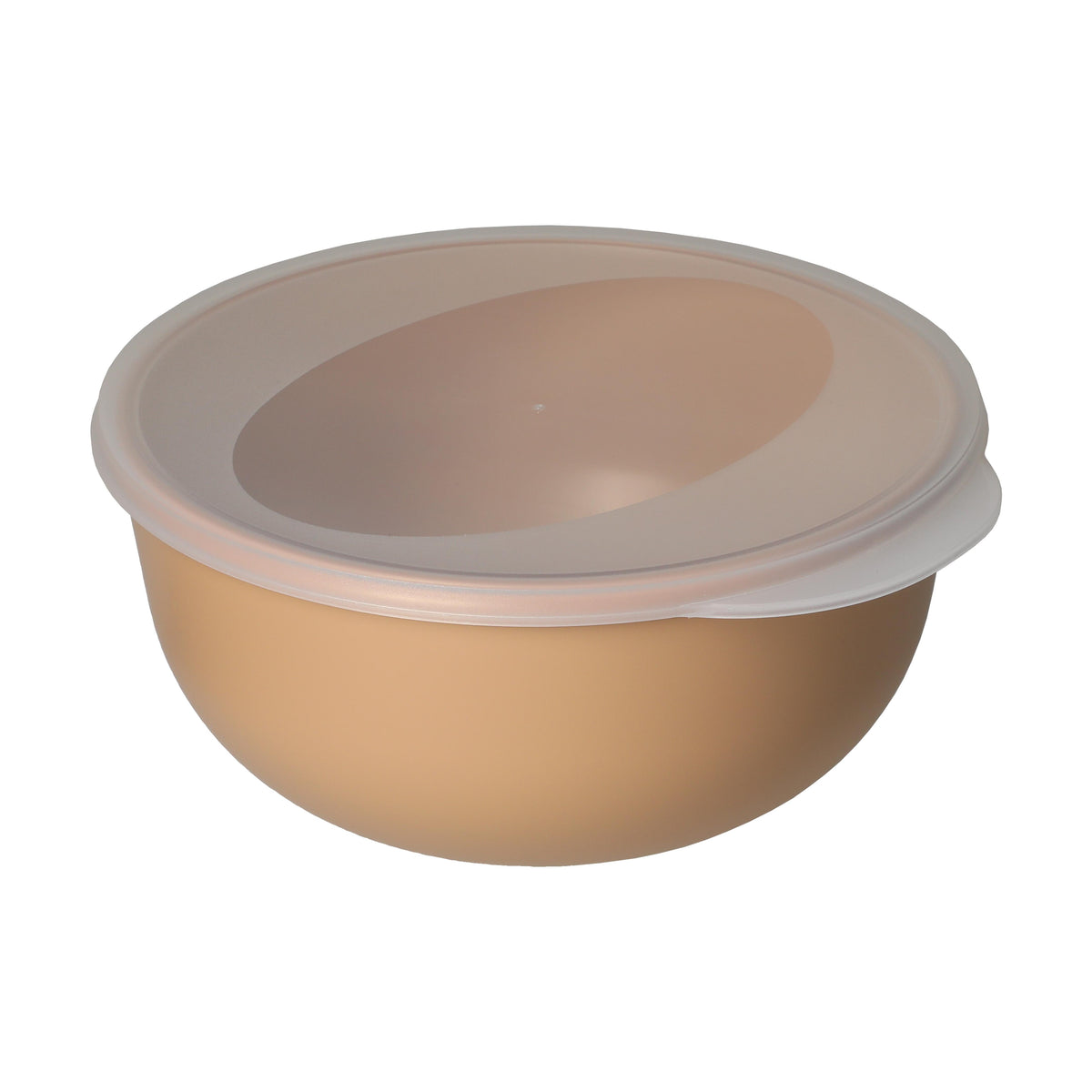 Food-Bowl „ToGo“, Classic, 1,0 l – Beständiges braun / Transparent milchig