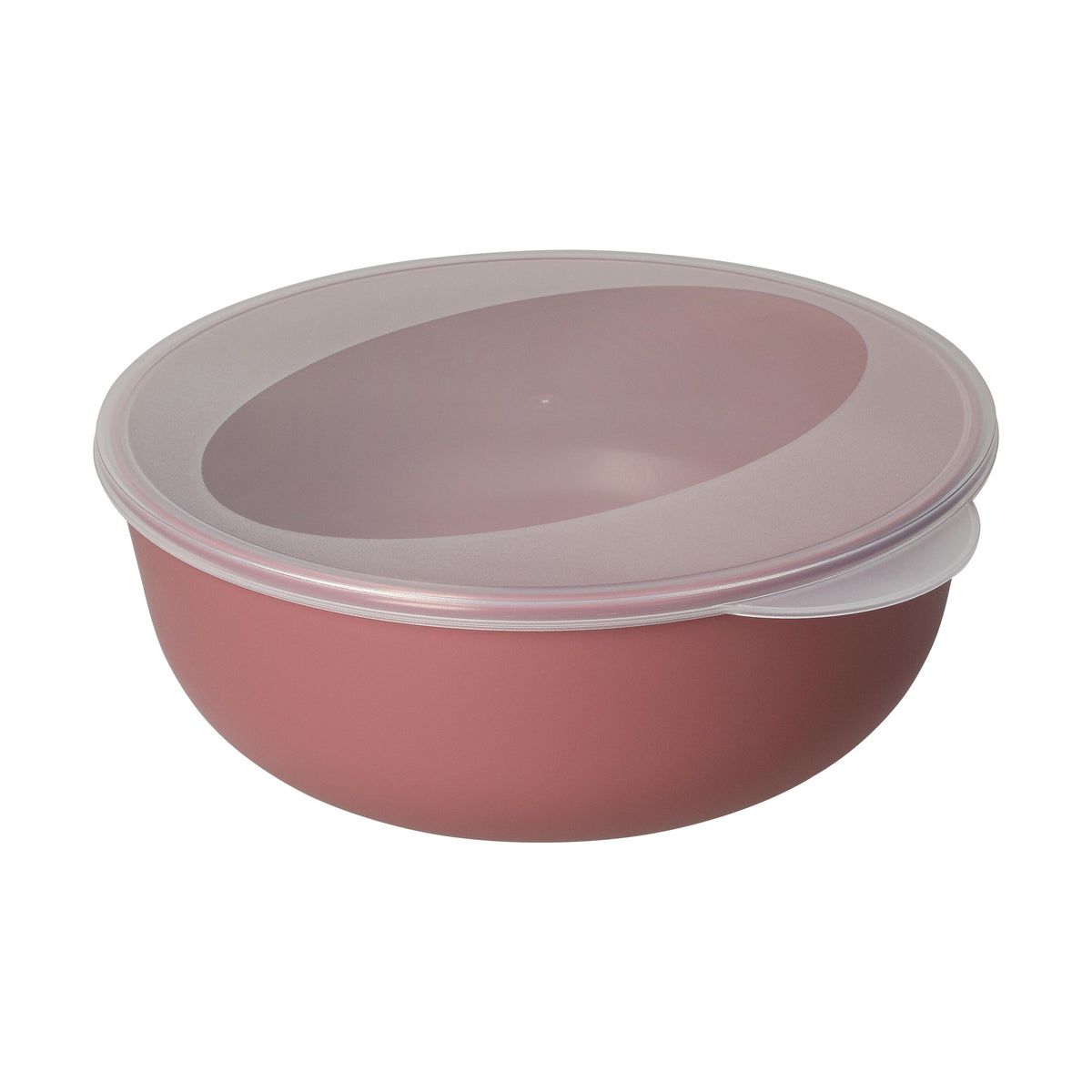 Food-Bowl „ToGo“, Classic, 2,2 l – Raffiniertes rot / Transparent