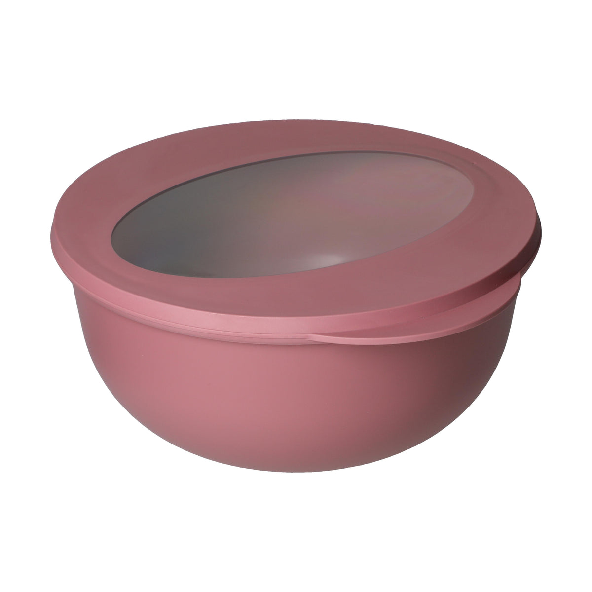 Food-Bowl „ToGo“, Deluxe, 1,0 l – Raffiniertes rot / Transparent