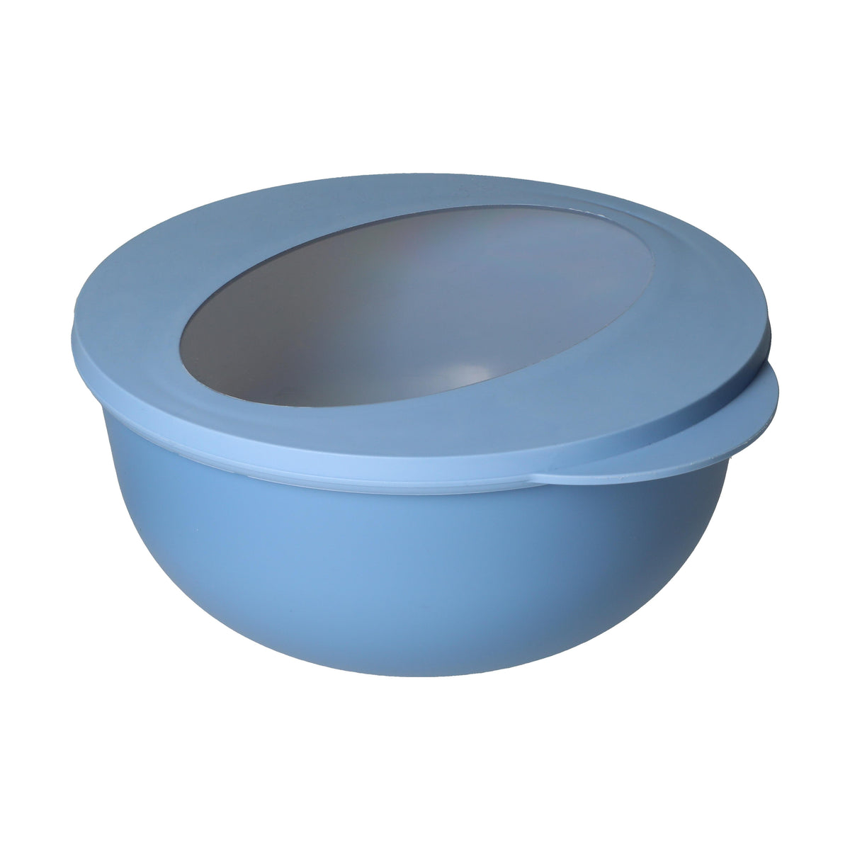 Food-Bowl „ToGo“, Deluxe, 1,0 l – Behagliches blau / Transparent