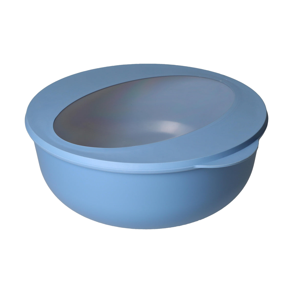 Food-Bowl „ToGo“, Deluxe, 2,2 l – Behagliches blau / Transparent