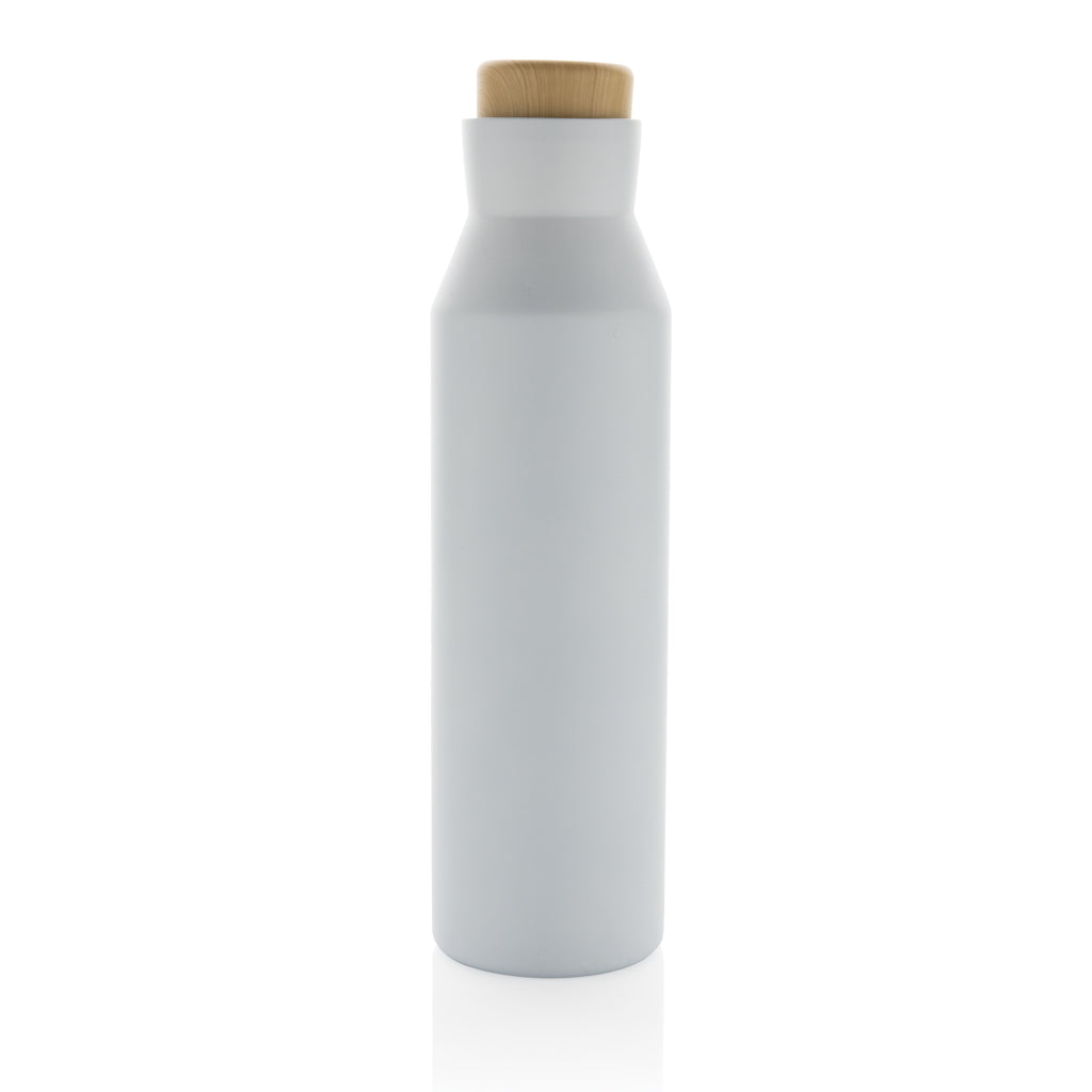 Gaia Vakuumflasche aus RCS recyceltem Stainless-Steel – weiß
