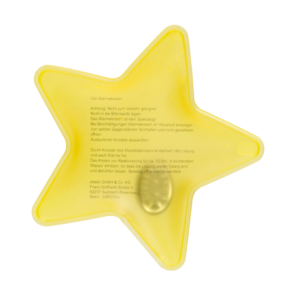 Gel-Wärmekissen „Stern“, klein