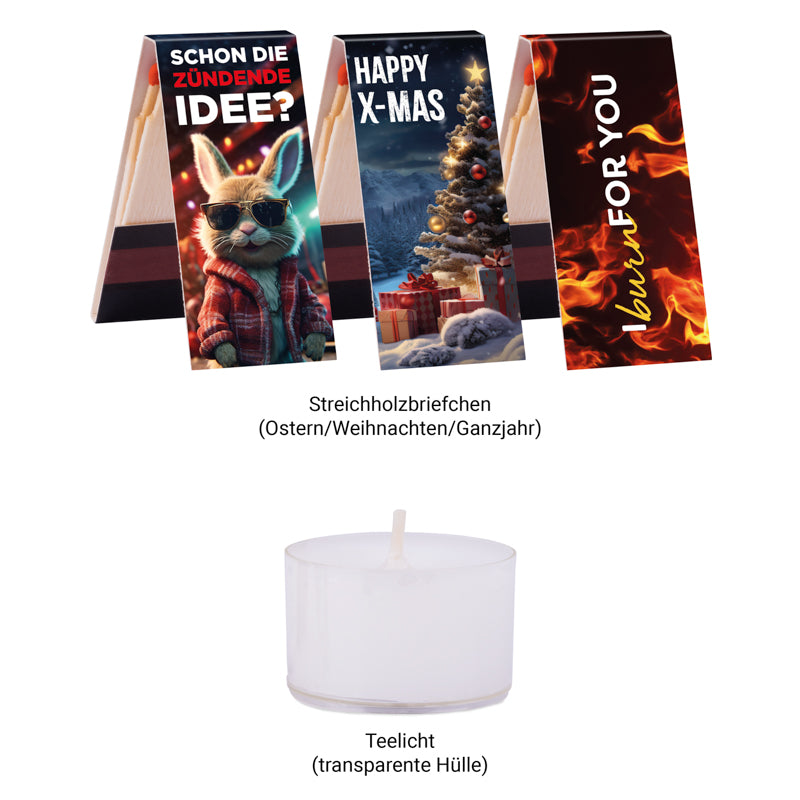 Geschenkbox Mini Teelicht