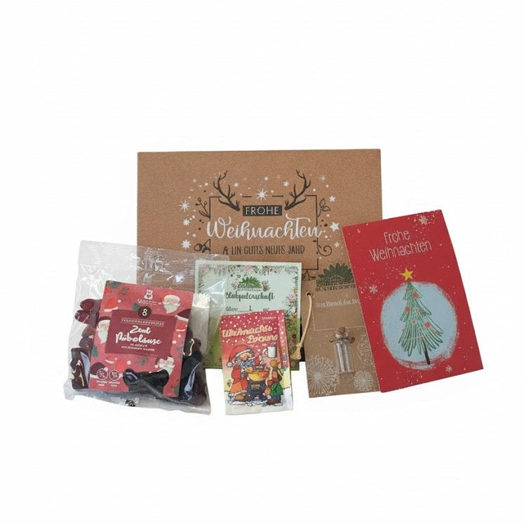Geschenkbox S zu Weihnachten für Kunden mit Logo