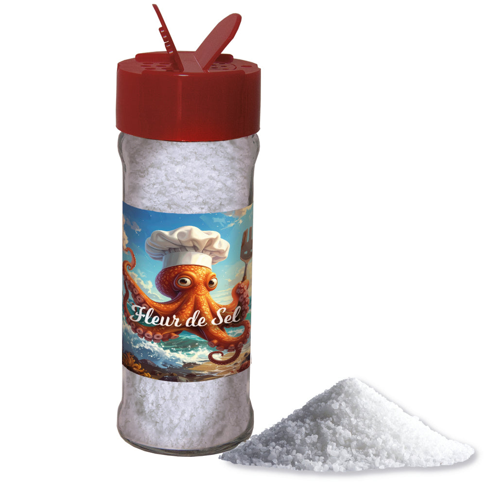 Gewürze im Glas mit Streuaufsatz – Fleur de Sel, ca. 40 g