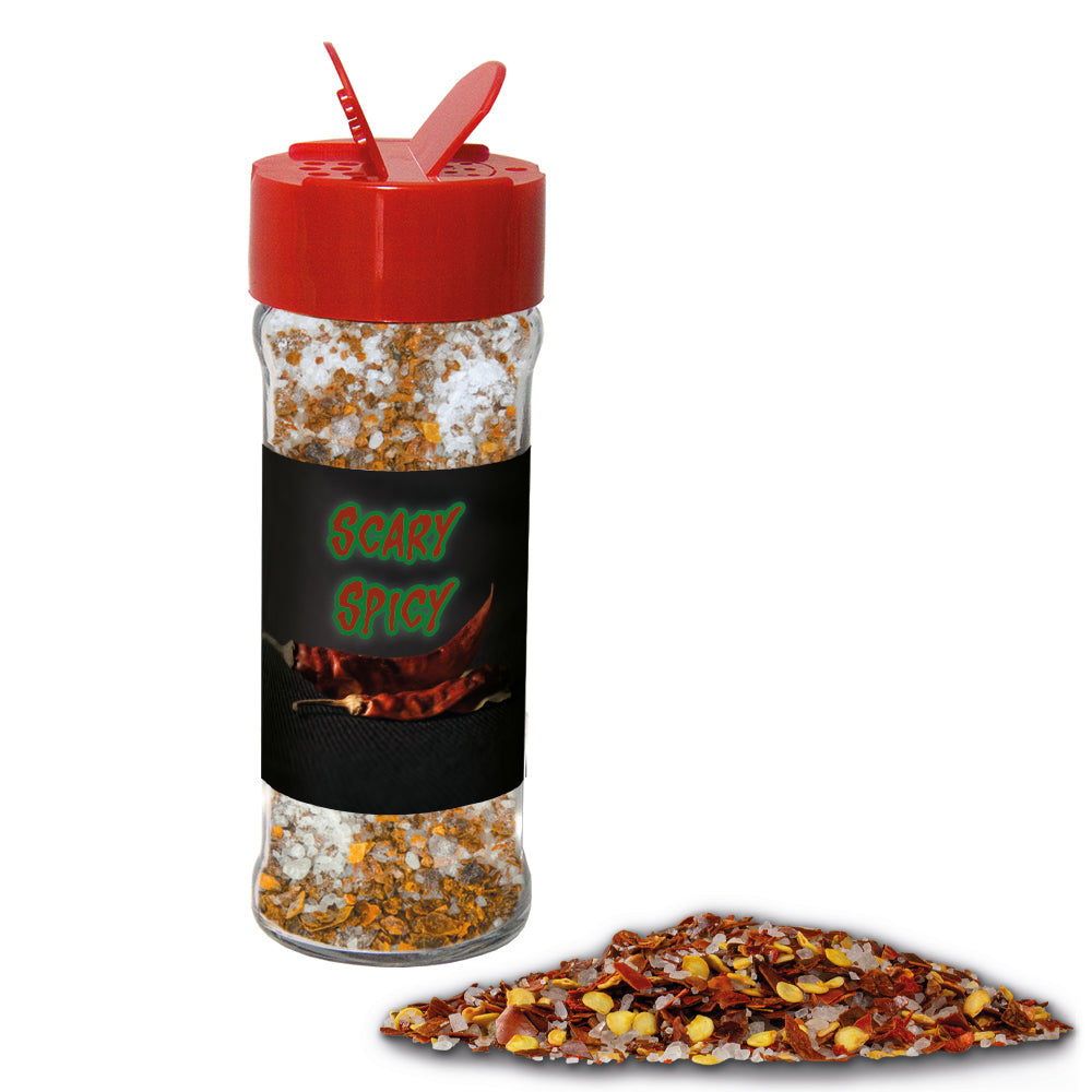 Gewürze im Glas mit Streuaufsatz – Gewürzmischung Chili Salz, ca. 35 g