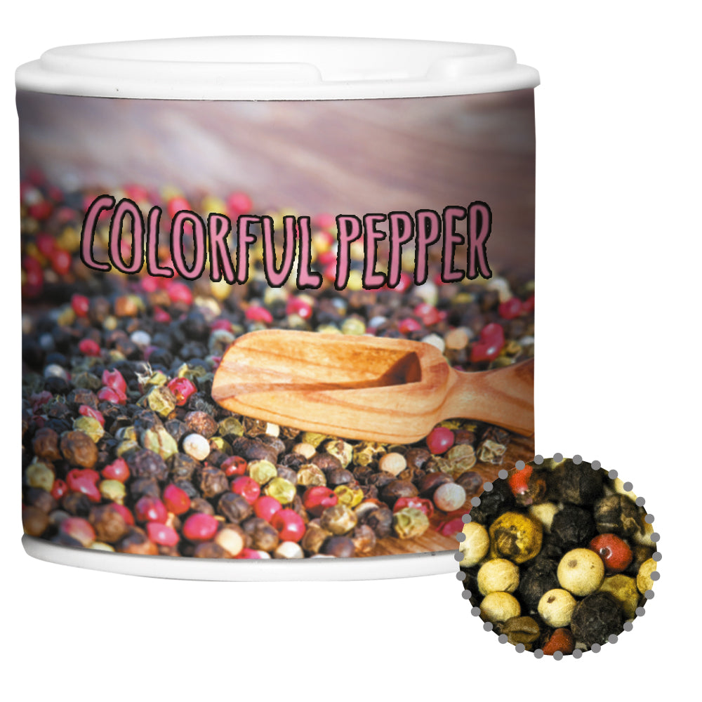 Gewürzmischungen in der kleinen Streudose – Gewürzmischung bunte Pfefferkörner, ca. 20 g