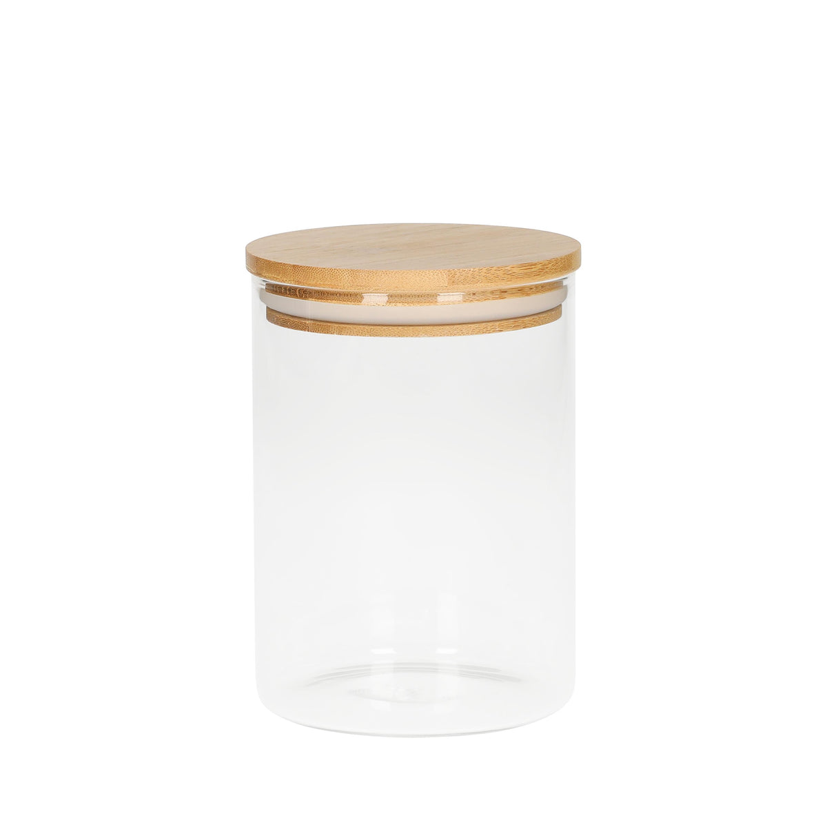 Glasbehälter „Bamboo“, 0,65 l – Transparent