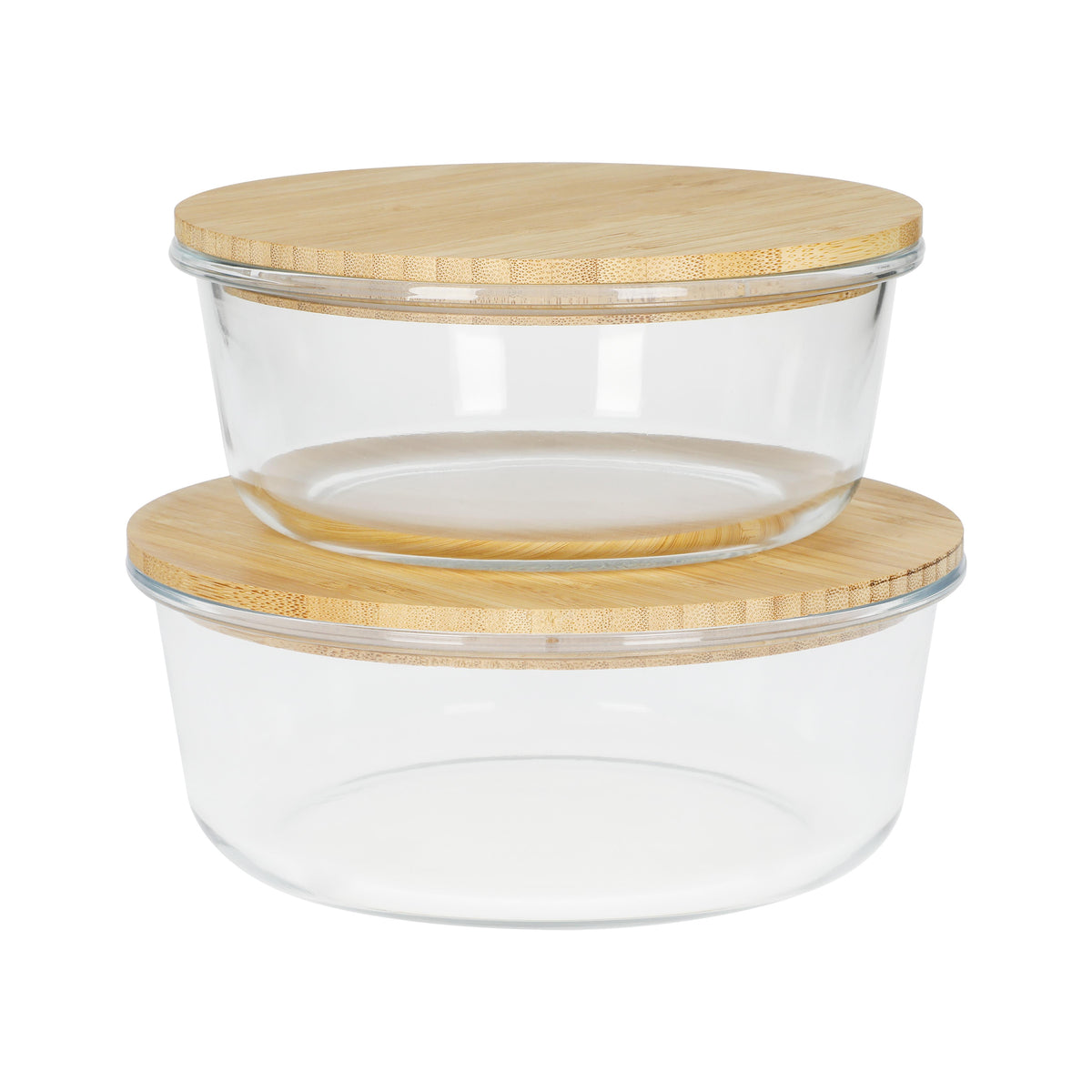Glasbox „Balance“, rund 19x7,5 cm
