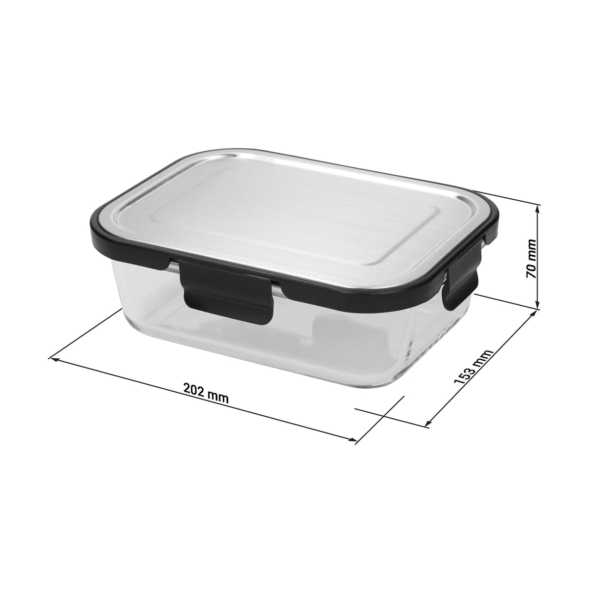 Glasbox „LOKA“, 1040 ml