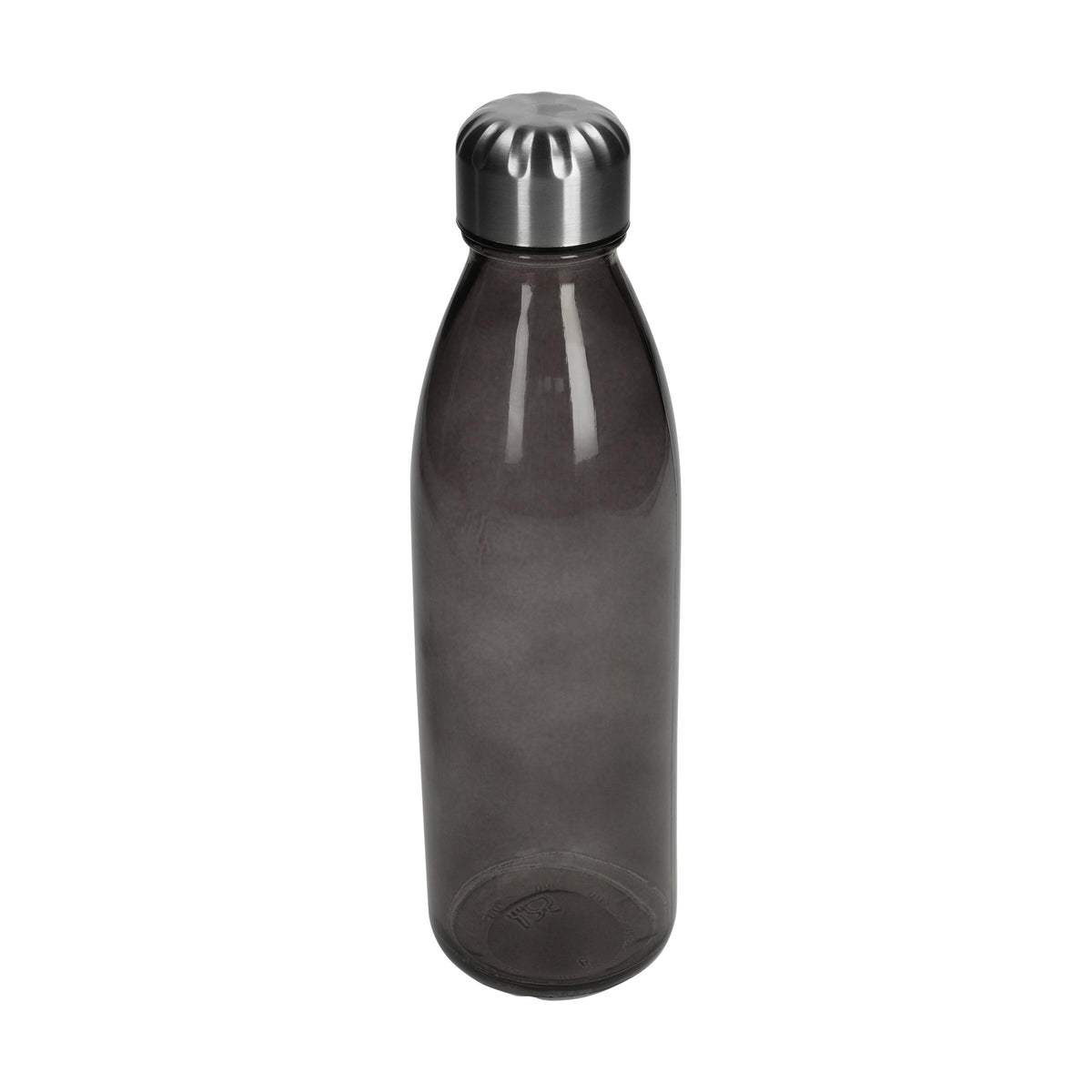 Glasflasche „Colare“, 0,60 l – Transparent grau
