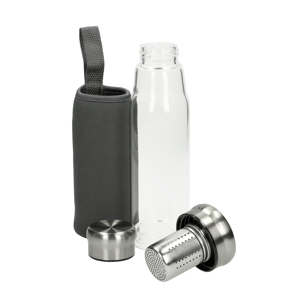Glasflasche mit Hülle „Flavour“ 0,5 l